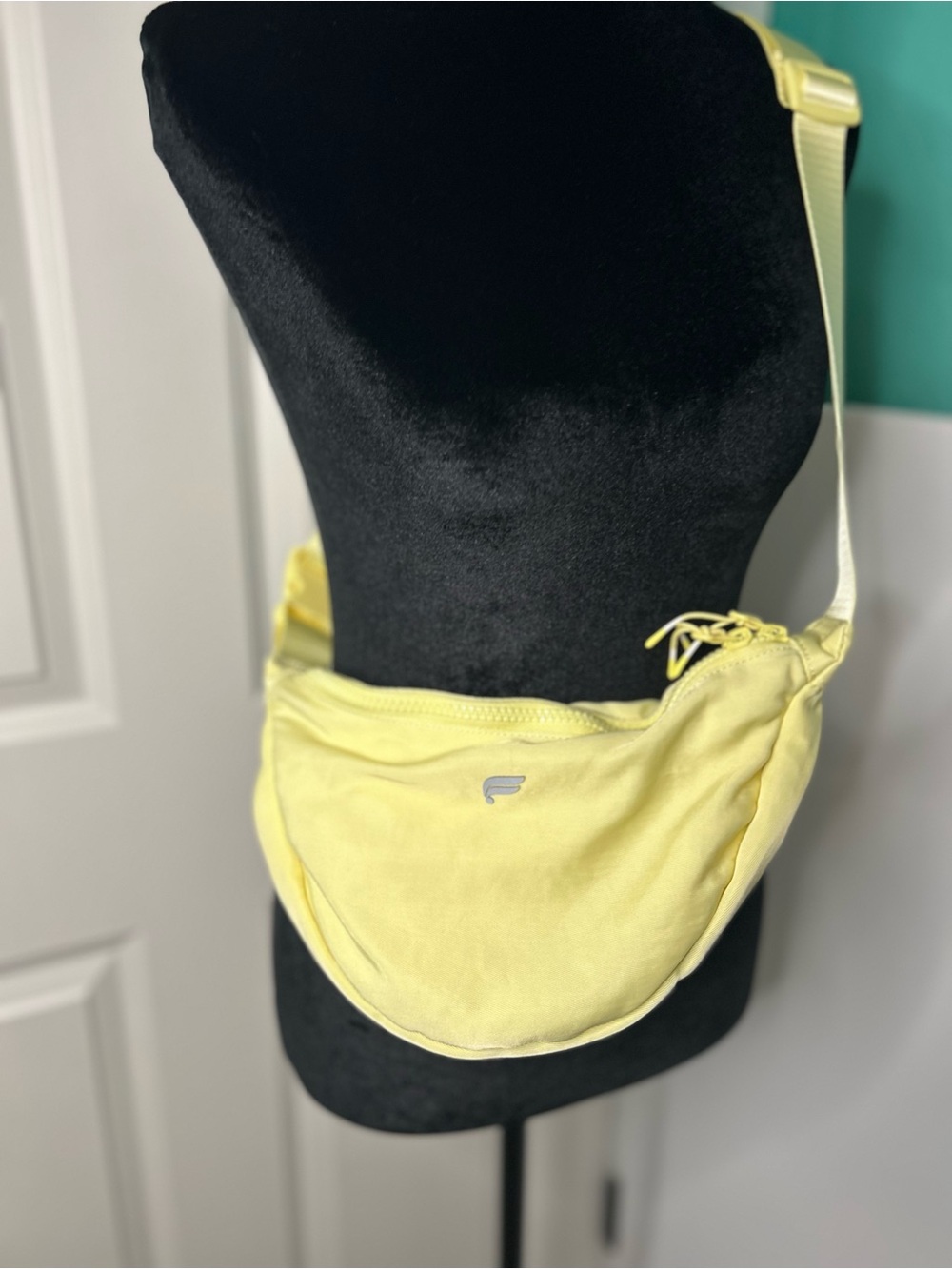 Fabletics Butter Yellow The Sling Bag Crescent Crossbody Bag